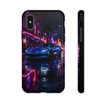 Blue C7 Neon District Tough Phone Case