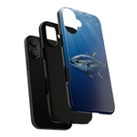 Yellowfin Tuna Phone Case, Deep Blue Water Tough Cover, Gift