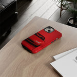 Red Miata Phone Case, NA MX5 90s JDM Roadster Tough Cover