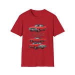 1965 Olds 442 Muscle Car T-Shirt | Classic Red Illustration