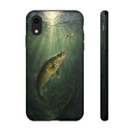 Walleye Fishing Night Bite Tough Phone Case