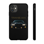 Dark 1998 Trans Am Front View Muscle Car Tough Phone Case Gift