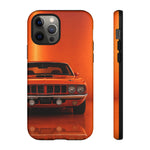 Orange Cuda Phone Case, 71 Classic Muscle Car Tough Cover