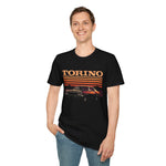 Torino Retro Sunset Car T-Shirt Classic Muscle Graphic Tee