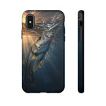 Snook Fishing Phone Case, Sunset Strike Cover for Inshore Anglers