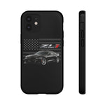Black ZL1 Camaro Phone Case Muscle Car Tough Cover Gift Art