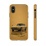 Antique Gold Fairlady Z Phone Case, Classic JDM Tough Cover