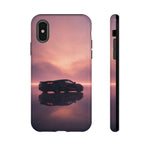 C8 Corvette Silhouette Pastel Horizon Case