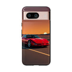 Red C4 ZR-1 King of the Hill Art Tough Phone Case