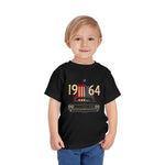 1964 GTO Toddler T-Shirt – USA Flag Classic Muscle Car Kids Tee
