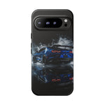 Camaro ZL1 Phone Case, Blue Track Smoke Studio Cover