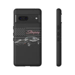 C3 Stingray Phone Case Black Sports Car Tough Cover Gift