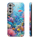 Underwater Coral Reef Phone Case | Colorful Tropical Fish Ocean Scene