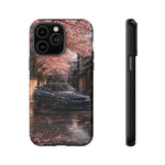 Cherry Blossom Street Scene R34 Skyline GTR Tough Case | Car Photo Cover