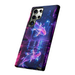 Neon Koi Reflection Vaporwave phone case | Tough Cover