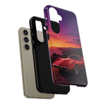 Red C3 Coastal Sunset Phone Case Classic Car Tough Case