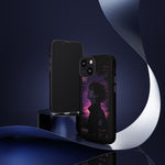 Melancholy Data Poster Phone Case, Glitch Anime Sky Tough Cover