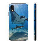 Cobia Ray Rider Tough Phone Case Ocean Wildlife Tough Cover Gift Art