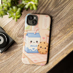 Milk Cookie Phone Case Cute Food Kawaii Tough Cover Gift Art