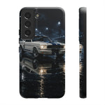 GT350 Phone Case White, Rainy Track Night Classic Racer Tough Cover