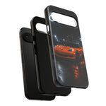 Orange C6 Neon Car Meet Tough Phone Case