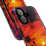 Basketball Court Sunset Phone Case | Tough Phone Case