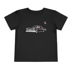 Toddler 1956 Chevy Bel Air T-Shirt, Vintage Classic Car Graphic Tee