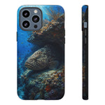 Grouper Reef Phone Case, Sunbeam Ledge Marine Art Tough Cover