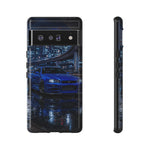 Skyline GT-R R34 Bayside Blue Tokyo Night Art Tough Phone Case