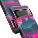 2 Rounds Canada Retina Artwork Vaporwave Phone Case – Landscape Aesthetic