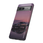 Sunset Skyline GT-R R32 phone case | car reflection, purple dusk