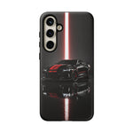 Camaro ZL1 Phone Case, Black Red Racing Stripe Studio Cover, Gift