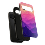 Pastel Mountain Haze Vaporwave Art Tough Phone Case