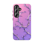 Chrome Thorn Vine Phone Case Vaporwave Tough Cover