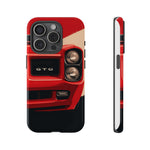 Red Classic GTO Car phone case | Tough phone cover, vintage muscle car design