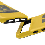1969 Camaro Z28 Yellow Front View Muscle Car Tough Phone Case