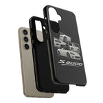 White S2000 Roadster Collage JDM Tough Phone Case Cover Gift