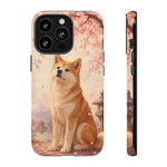 Akita Cherry Blossom Phone Case Sakura Dog Lover Gift