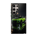 Camaro ZL1 Neon Green Muscle Car phone case | Tough Cover