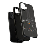 Grand National Phone Case, Black 87 Muscle Car Stripe Studio Cover