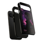 Melancholy Data Poster Phone Case, Glitch Anime Sky Tough Cover