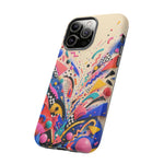 Memphis Confetti Storm Tough Phone Case