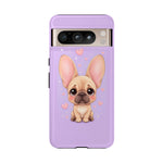 French Bulldog Bat Ears Kawaii Pet Dog Art Tough Phone Case