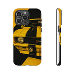 Z28 Yellow Camaro Retro Poster Tough Phone Case