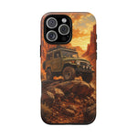 Land Cruiser FJ40 Classic 4x4 Red Rock Canyon Art Tough Phone Case