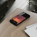 Silverado sunset truck Phone Case | Retro pickup silhouette