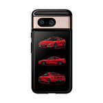 Red MR2 JDM Sports Car Phone Case Tough Multi View