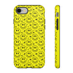 Acid Smiley Repeat Pattern Art Tough Phone Case