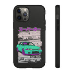 R32 Skyline GT-R Manga Style JDM Tough Phone Case Cover Gift