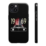 1969 Camaro SS American Flag Tough Phone Case Cover Gift Art